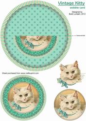 Vintage Kitty, Wobble Card