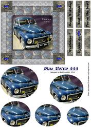 Blue Volvo 444