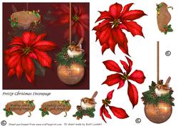 Pretty Christmas Decoupage