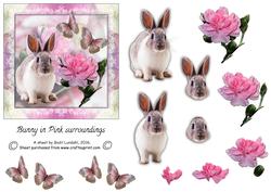 Bunny in Pink Surroundings