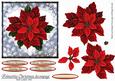 Poinsettia Christmas Decoupage