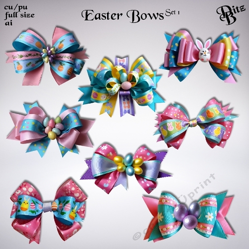 Easter Bows Set 1