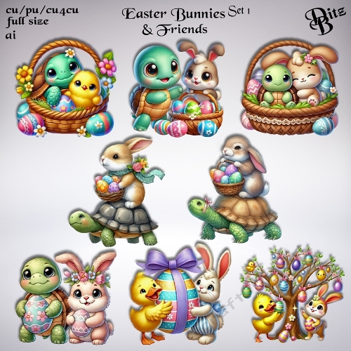 Easter Bunnies & Friends