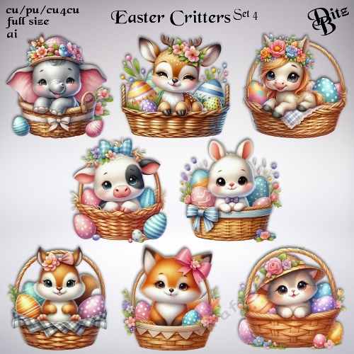 Easter Critters Set 4