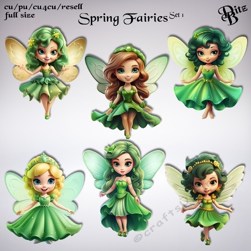 Spring Fairies Set 1