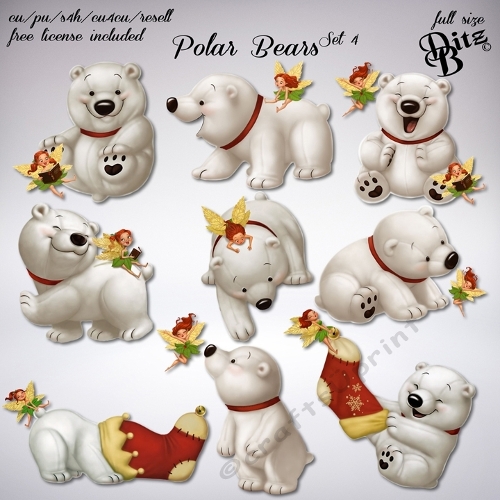 Polar Bears Set 4