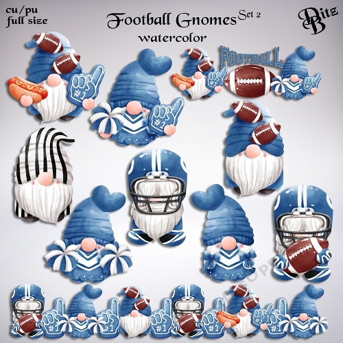 Football Gnomes Set 2