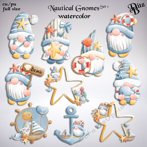 Nautical Gnomes Set 1