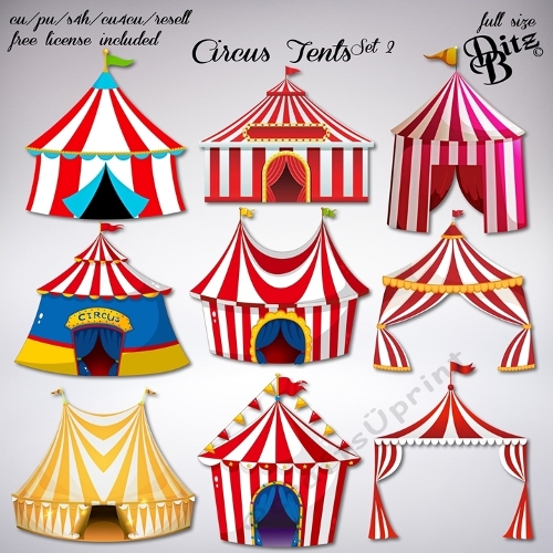 Circus Tents Set 2
