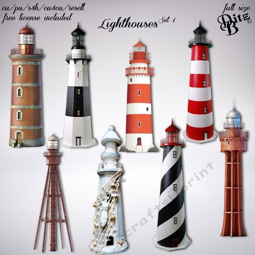 Lighthouses Set 1