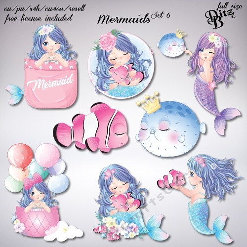 Mermaids Set 6