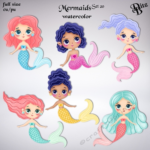 Mermaids Set 20