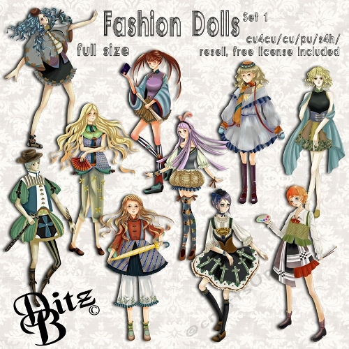 Fashion Dolls Set 1