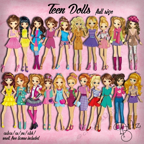 Teen Dolls Set 1