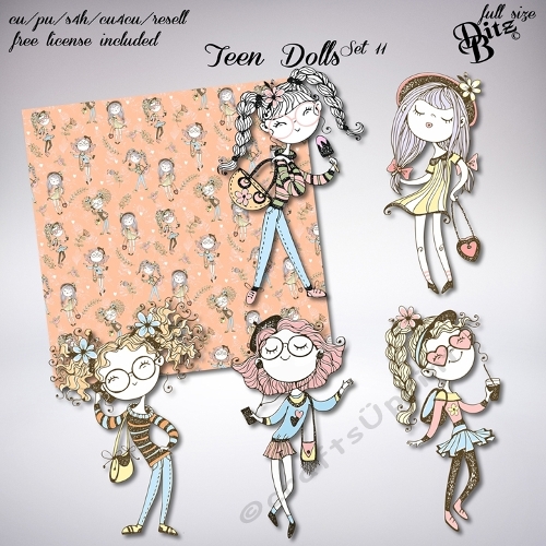 Teen Dolls Set 11