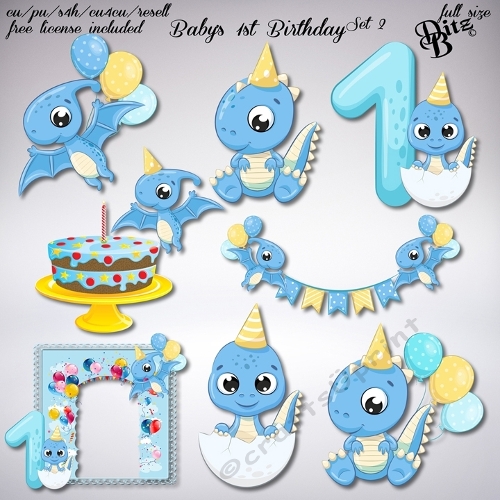 Babys 1st Birthday Set 2