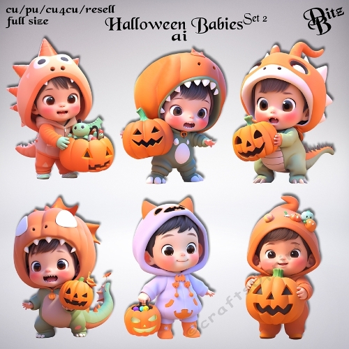 Halloween Babies Set 2