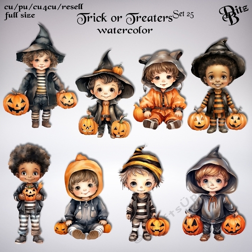 Trick or Treaters Set 25