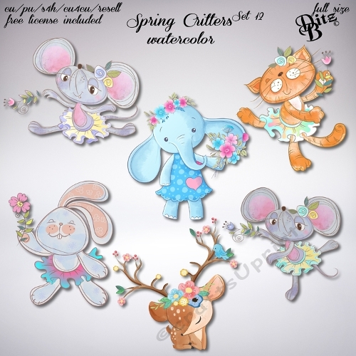 Spring Critters Set 12
