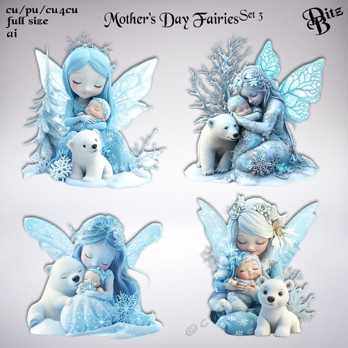 Mothers Day Fairies Set 3