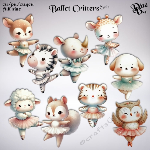 Ballet Critters Set 1