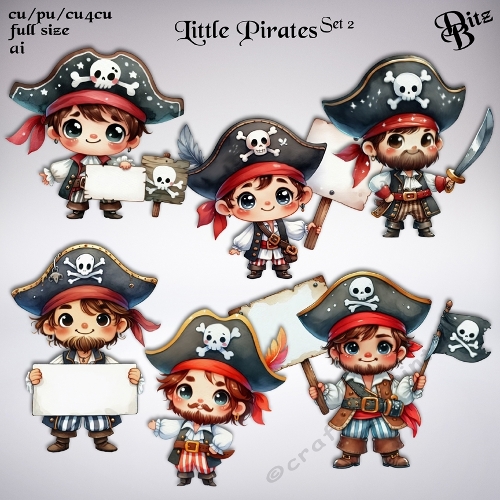 Little Pirates Set 2