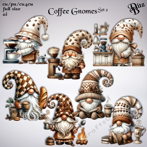 Coffee Gnomes Set 2