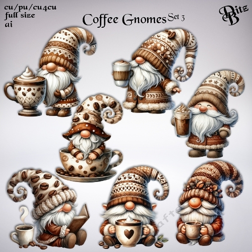 Coffee Gnomes Set 3