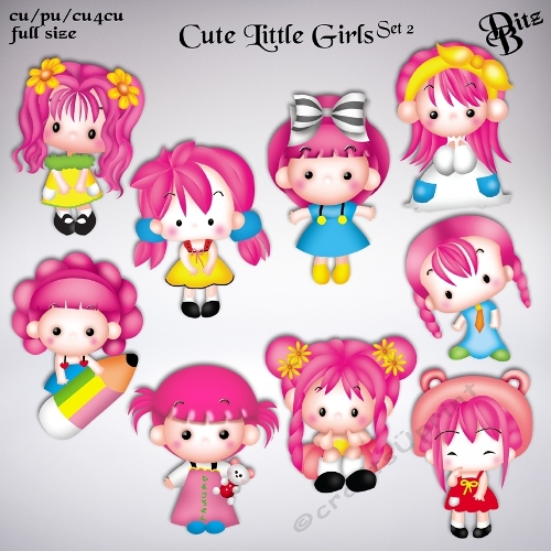 Cute Little Girls Set 2