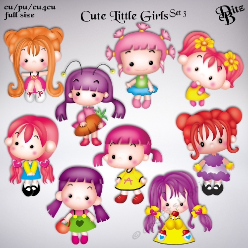 Cute Little Girls Set 3