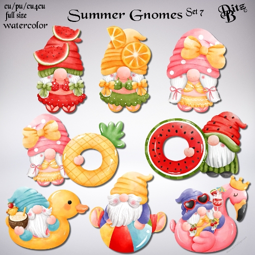 Summer Gnomes Set 7