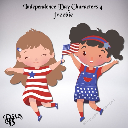 Independence Day Characters Set 4 Freebie