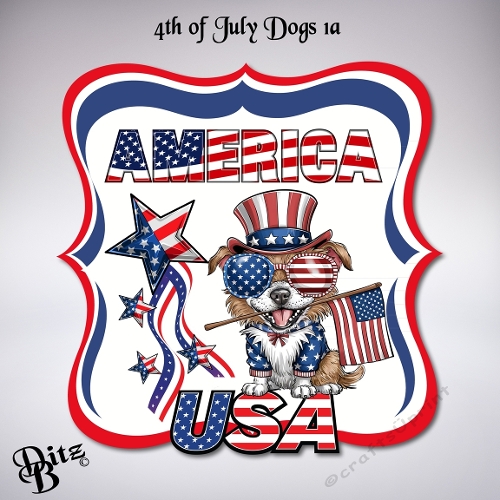 4th of July Dogs 1a