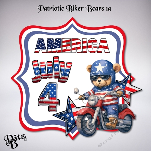 Patiortic Biker Bears 1a