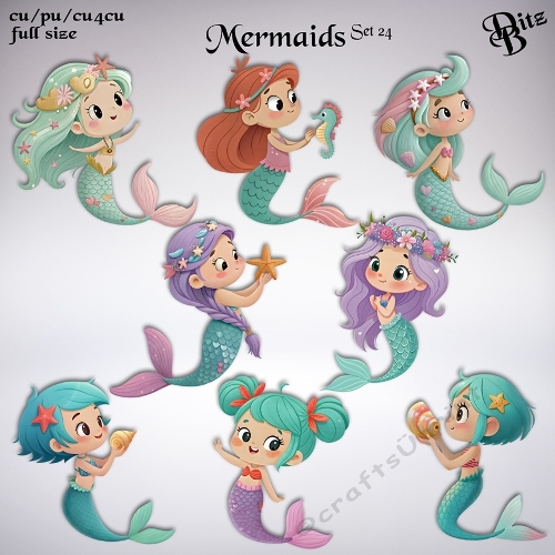 Mermaids Set 24