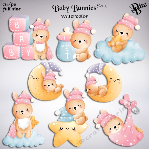 Baby Bunnies Set 3