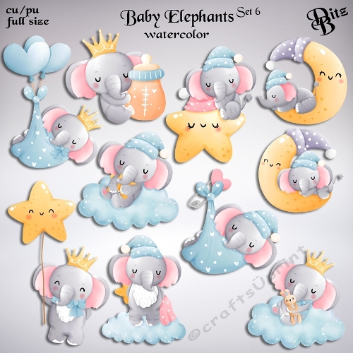 Baby Elephants Set 6