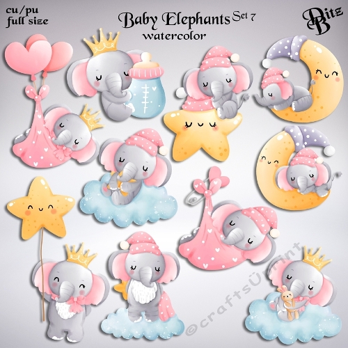 Baby Elephants Set 7