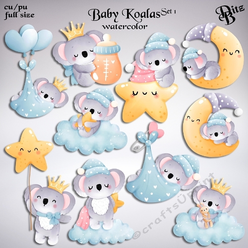 Baby Koalas Set 1