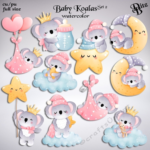 Baby Koalas Set 2