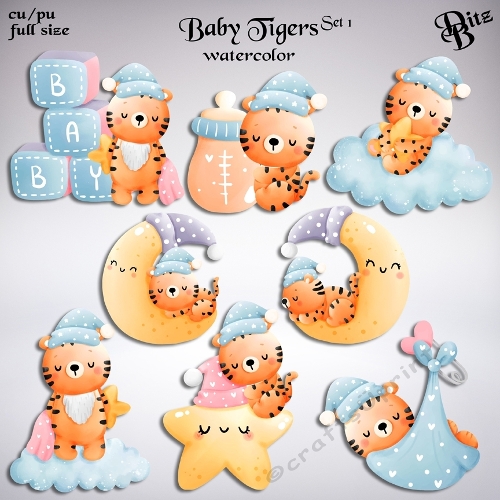 Baby Tigers Set 1