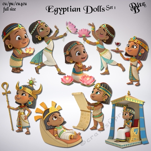 Egyptian Dolls Set 1
