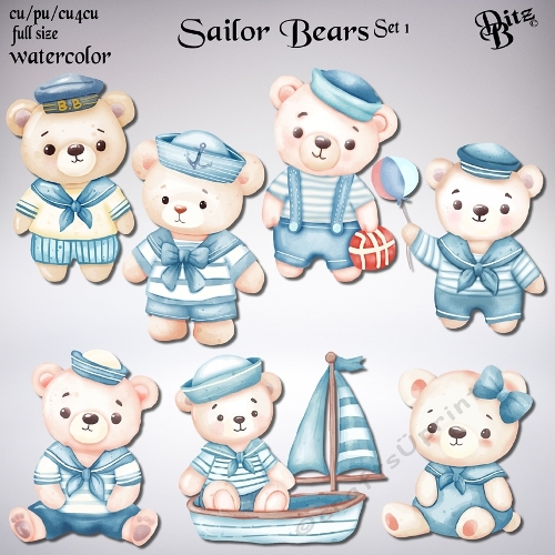 Sailor Bears Set 1