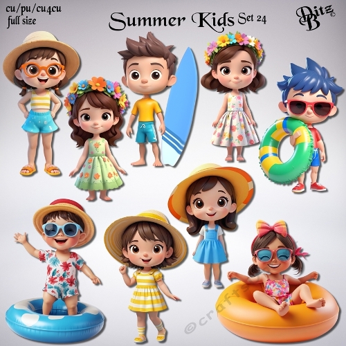 Summer Kids Set 24