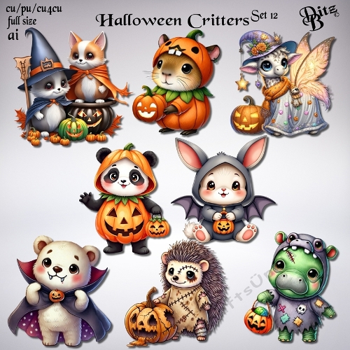 Halloween Critters Set 12