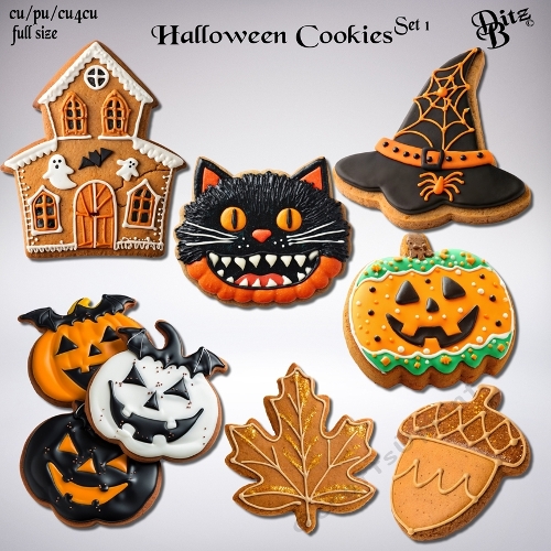 Halloween Cookies Set 1