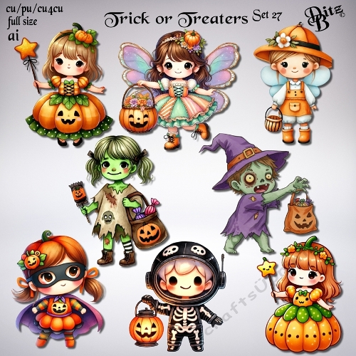 Trick or Treaters Set 27