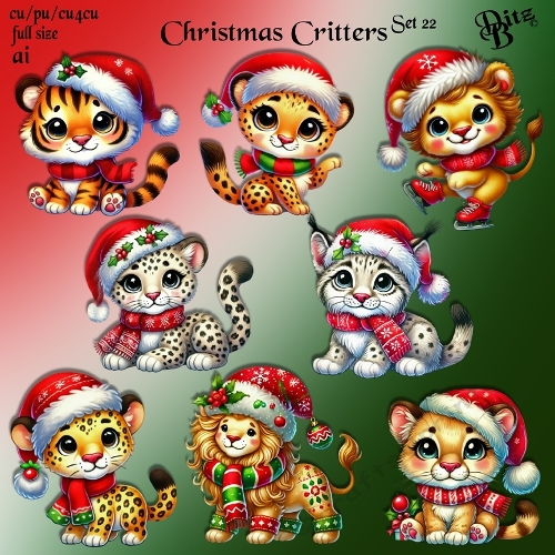 Christmas Critters Set 22