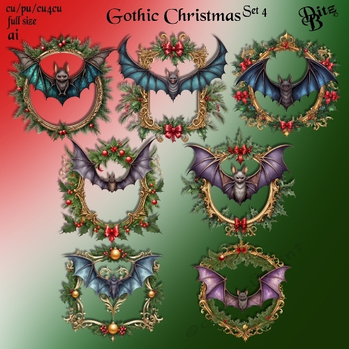 Gothic Christmas Set 4