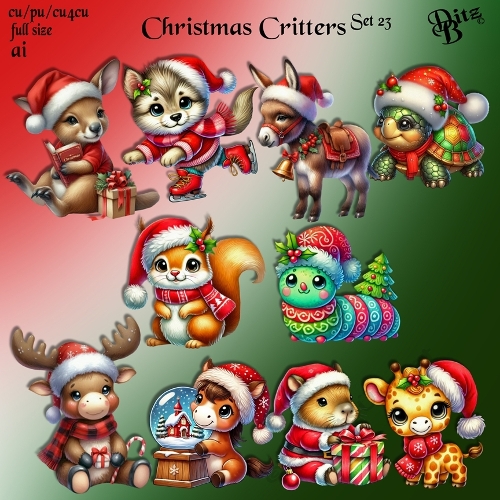 Christmas Critters Set 23